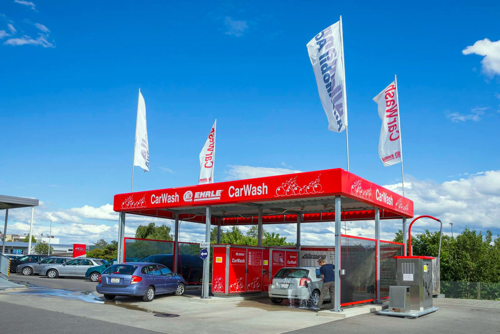 Selbstbedienungs-Tankstelle in Wiedlisbach